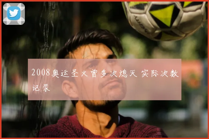 2008奥运圣火曾多次熄灭 实际次数记录